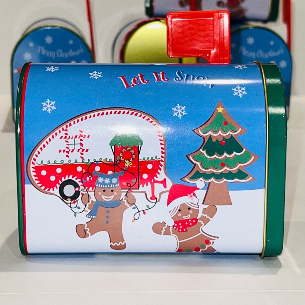 ALWAYS ENABLE UPON REQUEST Letters Santa Tabletop Mailbox “Let it Snow”Christmas - Picture 5 of 13